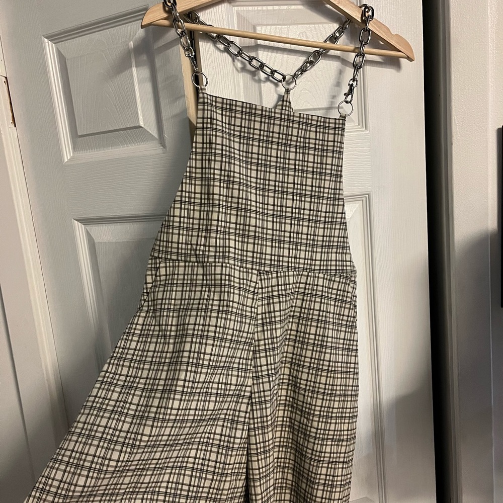 Ragged Priest Romper with Chain Straps